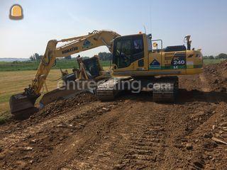 Komatsu pc 240 lc met GPS... Omgeving Amersfoort