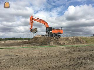 Hitachi ZX350LC-3 + GPS 2... Omgeving Alphen a/d Rijn