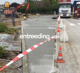 aanleggen van verhardinge... Omgeving Ronse, Oudenaarde