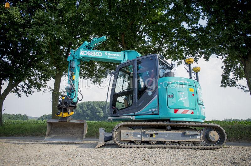 Kobelco 8tons semi binnendraaier met verstelgiek en draai/kantelstuk