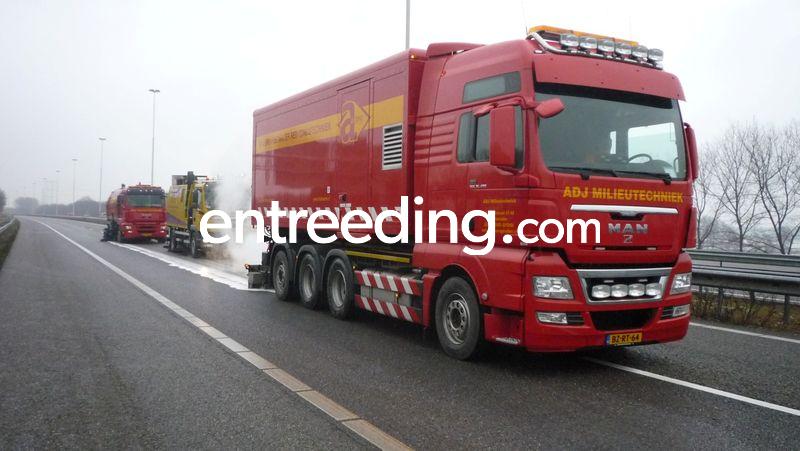 AWS heetwater wegdekreiniger wegdekreiniging