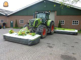 Trekker met triple maaier Omgeving Barneveld