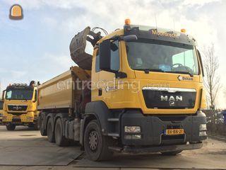 MAN 8x4 Knijperauto Omgeving Gouda