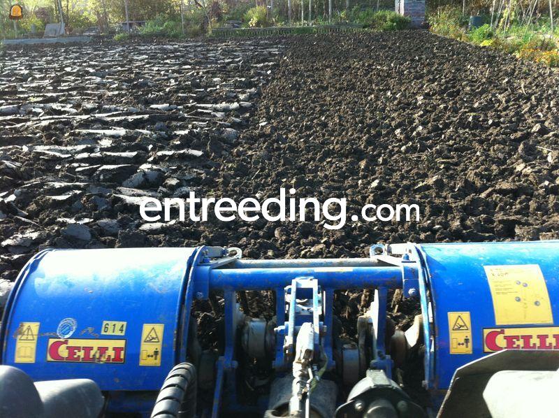 Tractor + spitmachine 1,80 m.