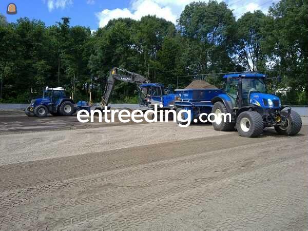 Tractor + zelfbouw onderlosser