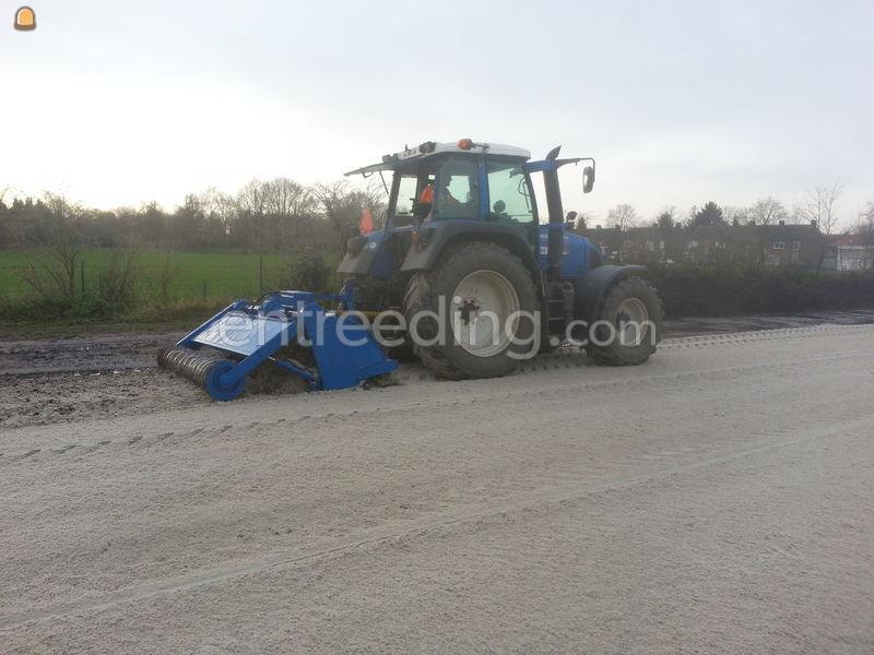 Tractor + Roterende Spitmachine 2,50 m.