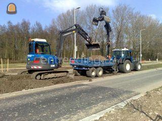 Tractor + knijperkar 5m3 Omgeving De IJsselsteden