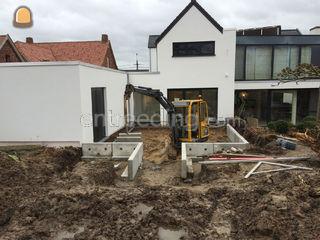 voorbereidende grondwerke... Omgeving Gent