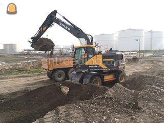 Volvo EW160E Omgeving Voorne-Putten