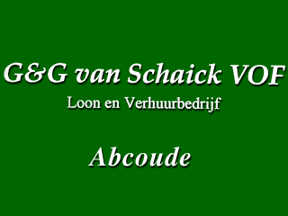 Logo G & G van Schaick V.O.F. Abcoude 