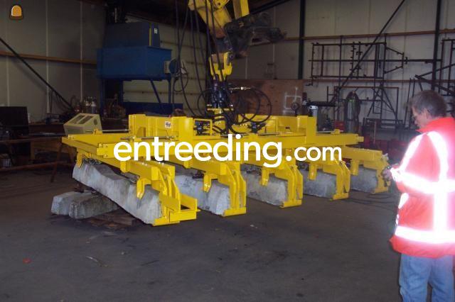 Hydraulische blokkenlegklem