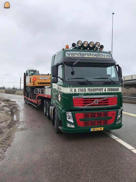 Volvo & oplegger met beunen