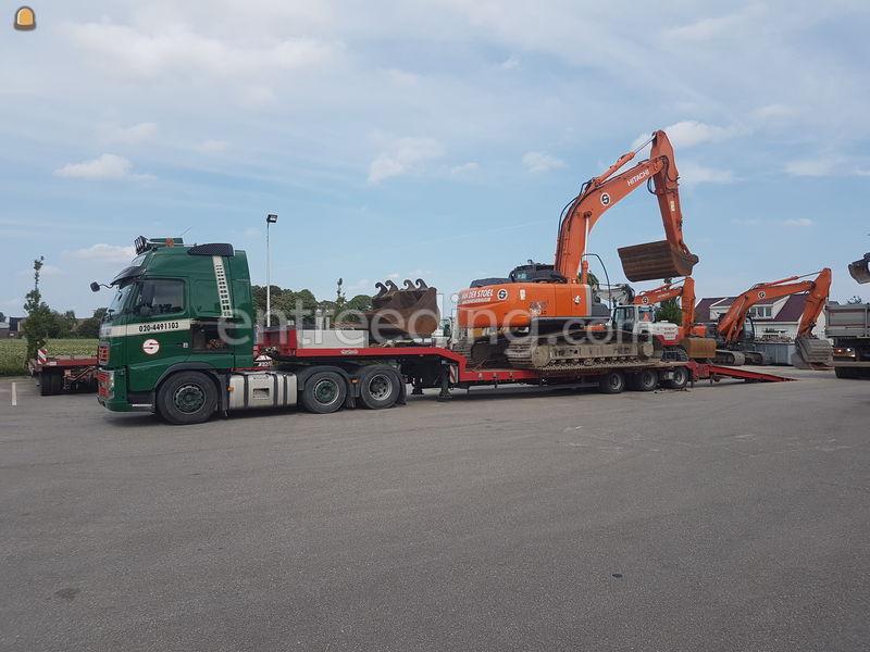 Volvo & oplegger met beunen