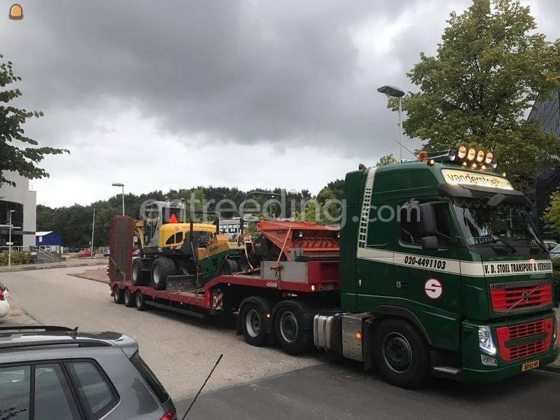 Volvo & oplegger met beunen