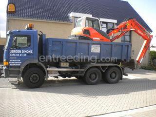 vrachtwagen met container... Omgeving Dendermonde, Berlare, Uitbergen,