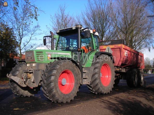 Fendt tractor HM kipper/tank