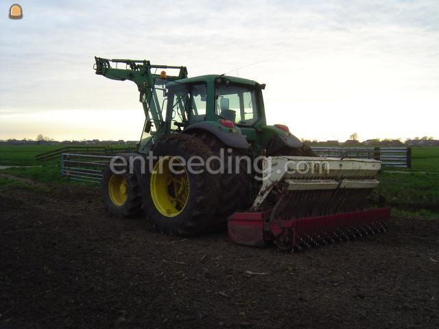 John Deere + rotorkopeg zaai combi