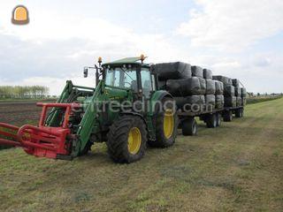 John Deere + Voorlader Omgeving Leiden