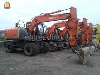 Hitachi ZX140 + dks + od Omgeving Langedijk