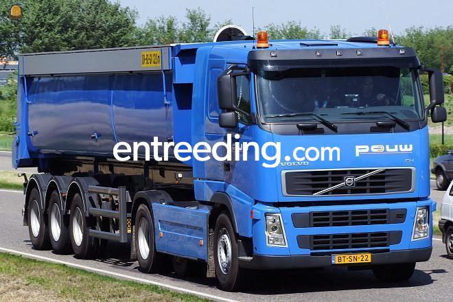 6x2 trekker en kipperoplegger