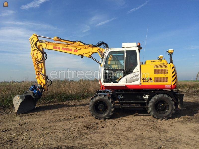 Hitachi ZX140W GPS/draaikantelstuk/overdruk