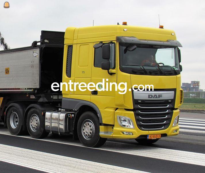 DAF XF 460 FTG 6x2 trekker + Kippertrailer