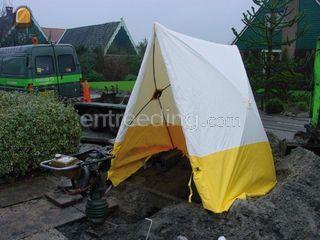 Werftenten, ondergrondse ... Omgeving Antwerpen