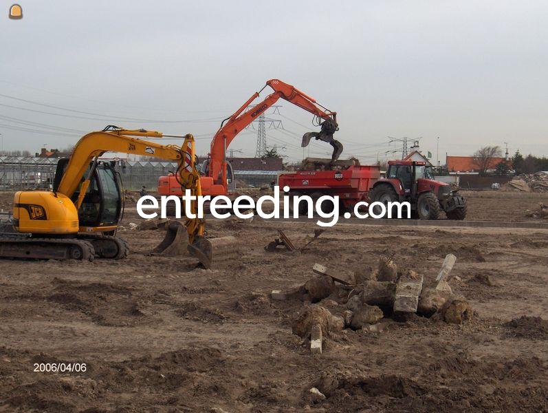 Bouwrijp maken tuinbouw perceel