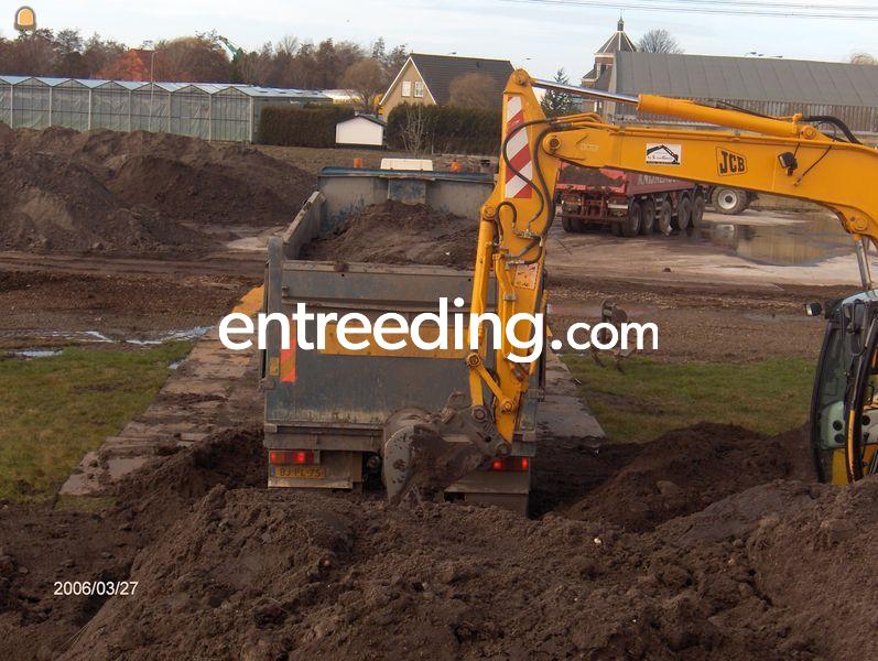 Grond aanvoer tbv ophoging tuinbouw perceel