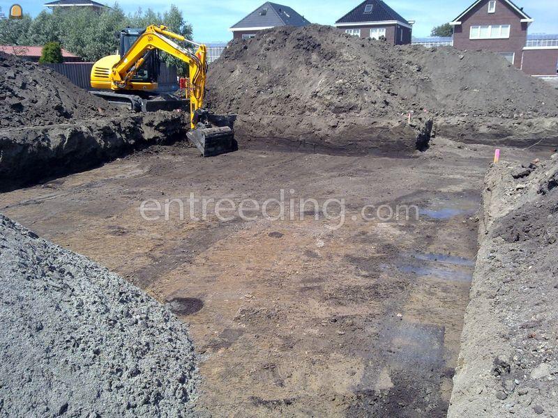 funderingen ontgraven