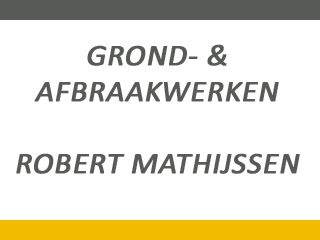 Logo Grond- en afbraakwerken Robert Mathijssen Peer