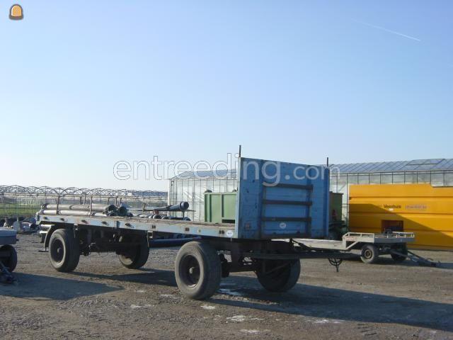 Platte wagen (blauw)