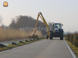 Herder met klepelmaaier Omgeving Alphen a/d Rijn