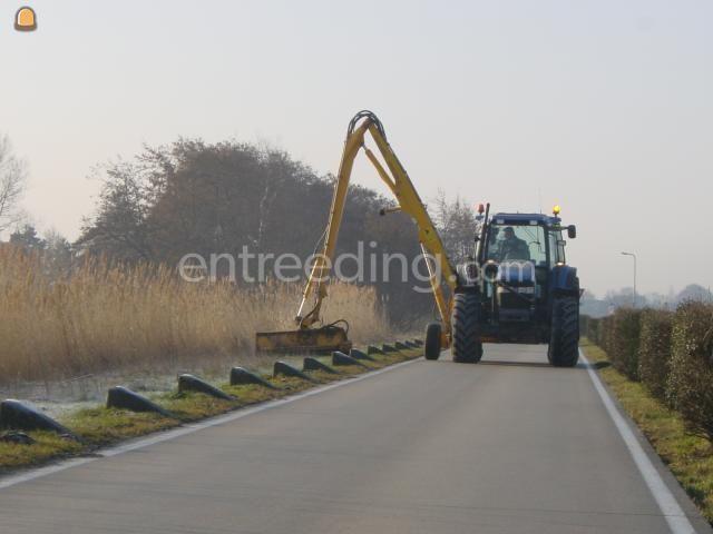 Herder met klepelmaaier