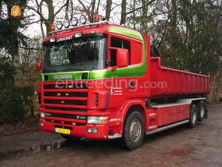 Scania 164G  Containerwag... Omgeving Epe