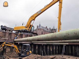 Hyundai 290 long reach + ... Omgeving De Ronde Venen