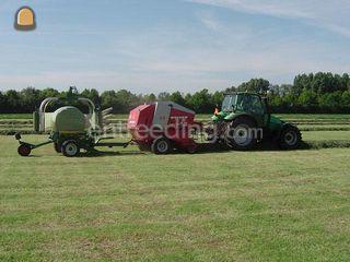 Welger pers + MC Hale wik... Omgeving Voorne-Putten