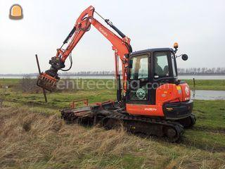 Kubota midigraver Omgeving Voorne-Putten
