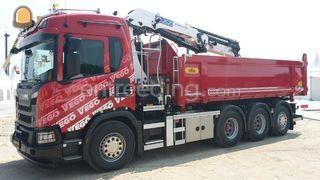 Scania XT 8x4 knijperwage... Omgeving De Drechtsteden