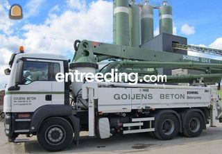 betontransport met betonm... Omgeving Genk
