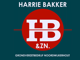 Logo Harrie Bakker, Grond- en Sloopwerk Machineverhuur Noordwijkerhout