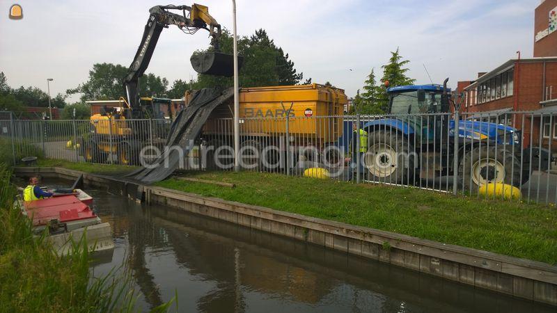 Newholland 6080 + baggerkipper 18m3