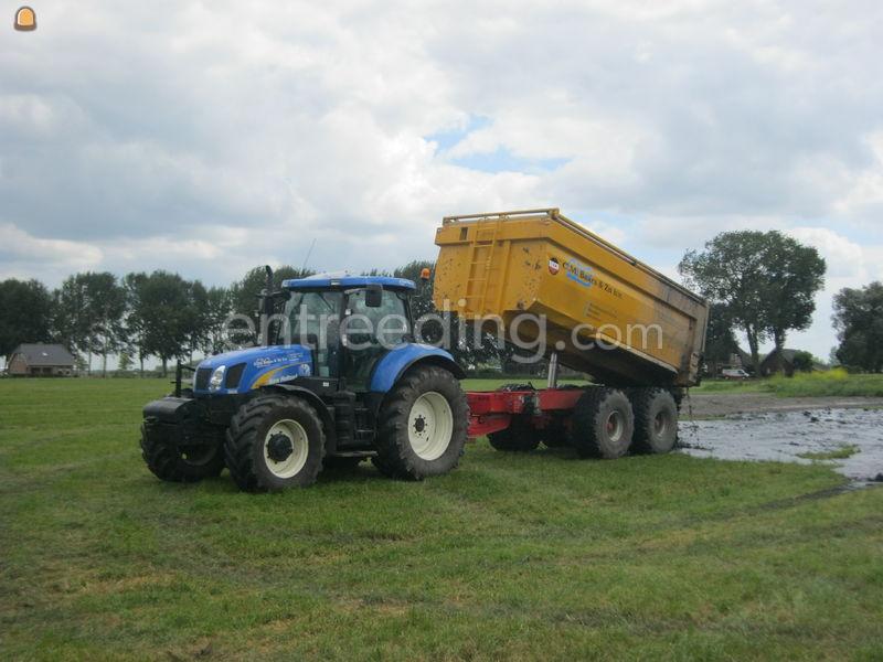 Newholland 6080 + baggerkipper 18m3
