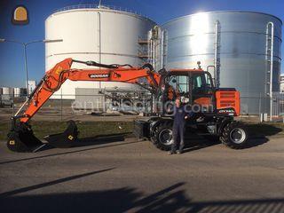 Doosan DX140-5W Omgeving Hoekse Waard