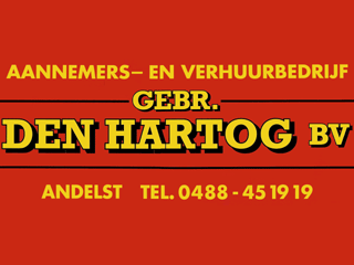 Logo Gebr. Den Hartog B.V. Verhuurbedrijf Andelst