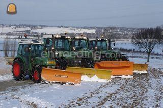 diverse Sneeuwschuivers Omgeving Oostelijke Mijnstreek