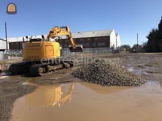 Hitachi ZX 225 USLC-5 Omgeving Terneuzen