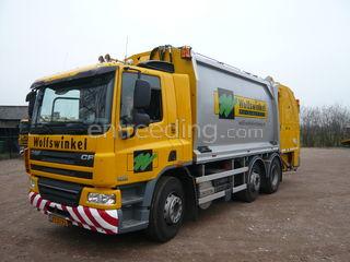 DAF 75 CF Huisvuilwagen (... Omgeving Wijk bij Duurstede