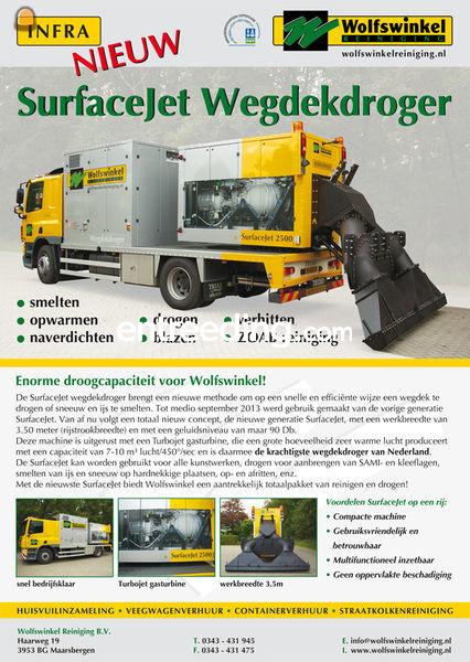 SurfaceJet wegdekdroger