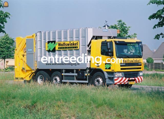 DAF 75 CF huisvuilwagen